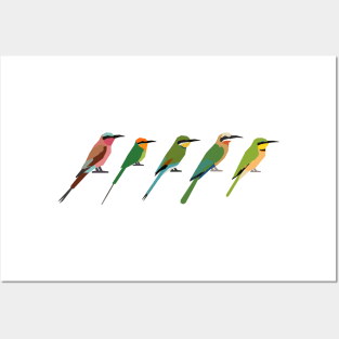 African Bee Eaters Posters and Art